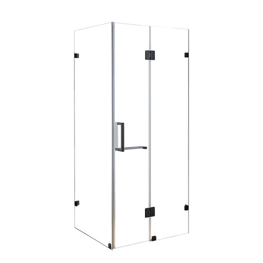 1200 x 700mm Frameless 10mm Glass Shower Screen By Della Francesca