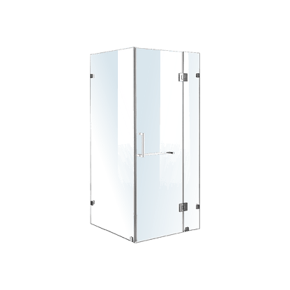 1000 x 700mm Frameless 10mm Glass Shower Screen By Della Francesca