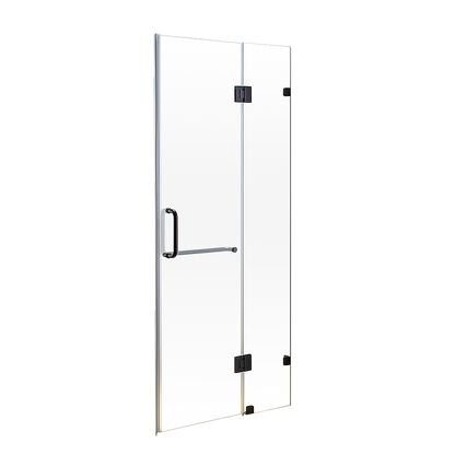 90 x 200cm Wall to Wall Frameless Shower Screen 10mm Glass By Della Francesca