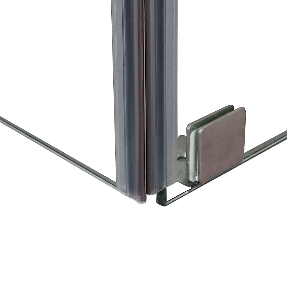 900 x 900mm Frameless 10mm Glass Shower Screen By Della Francesca