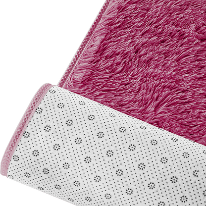 230x200cm Floor Rugs Large Shaggy Rug Area Carpet Bedroom Living Room Mat - Burgundy