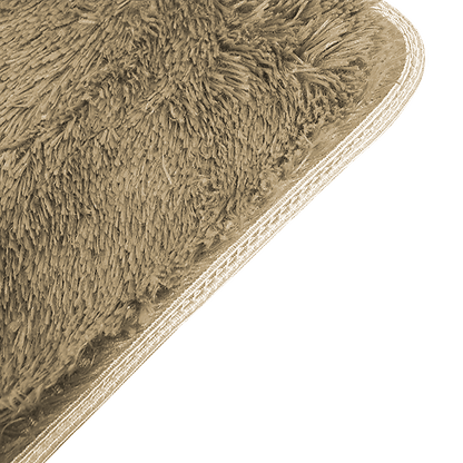 230x160cm Floor Rugs Large Shaggy Rug Area Carpet Bedroom Living Room Mat - Beige