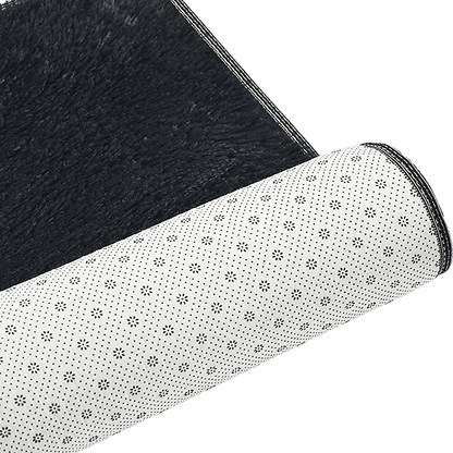 230x200cm Floor Rugs Large Shaggy Rug Area Carpet Bedroom Living Room Mat - Black