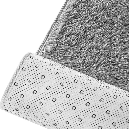 230x200cm Floor Rugs Large Shaggy Rug Area Carpet Bedroom Living Room Mat - Grey