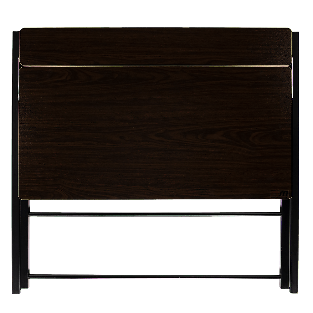 Folding Desk with Shelf Computer Laptop PC Table Side Home Office Furniture