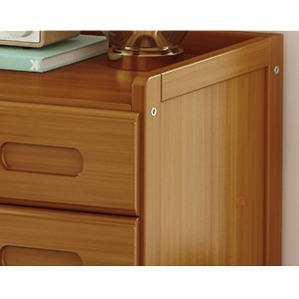 Bamboo Bedside Table Nightstand Storage Bedroom Sofa Side Stand