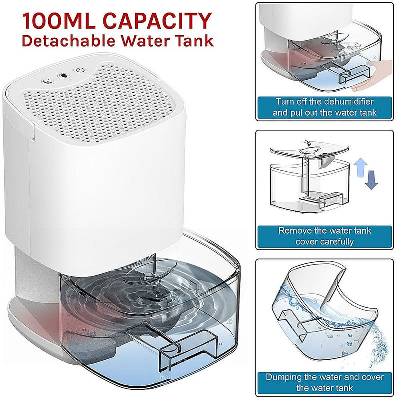 1000ML Mini Dehumidifier Portable Air Dryer Office Moisture Absorber Machine