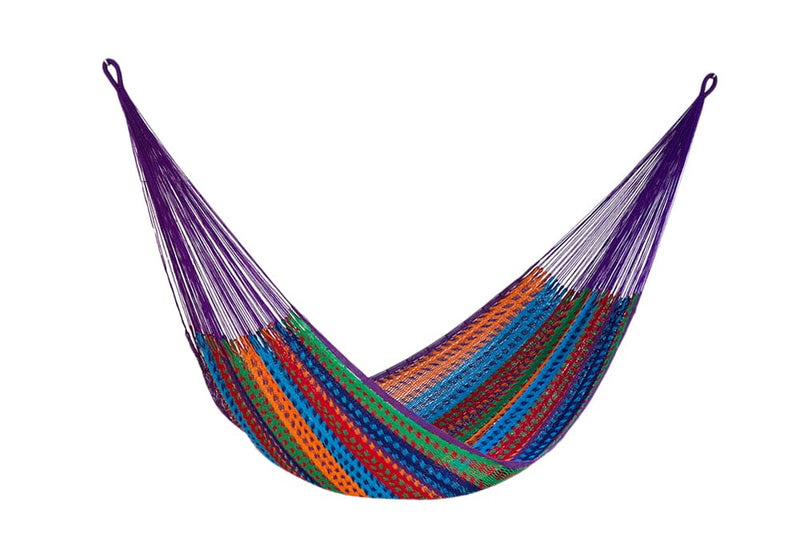 Outdoor undercover cotton Mayan Legacy hammock King size Colorina