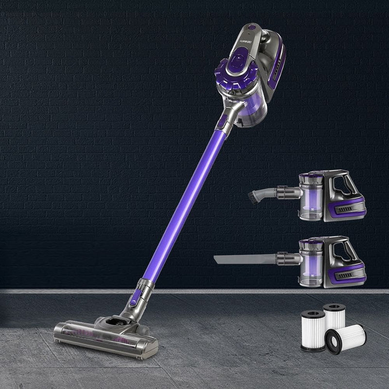 Devanti Handheld Vacuum Cleaner Cordless HEPA Filter Purple
