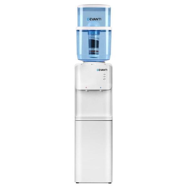 Devanti Water Cooler Dispenser Stand 22L Bottle White