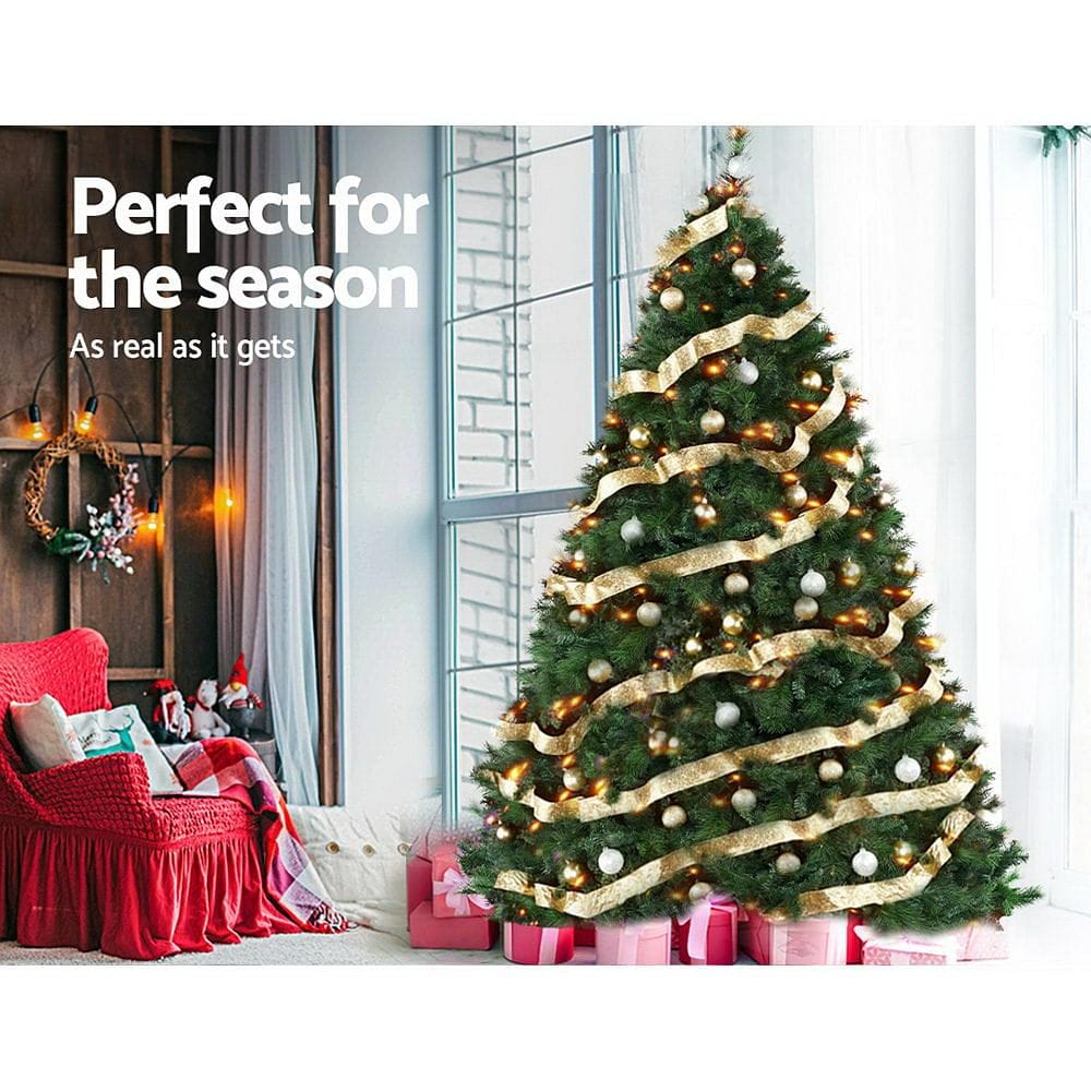 Jingle Jollys Christmas Tree 2.1M Xmas Tree Decorations Pine Needles 1584 Tips