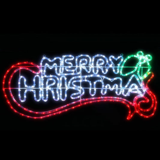 0.96M Christmas Lights Merry Christmas 288 LED Decorations Jingle Jollys