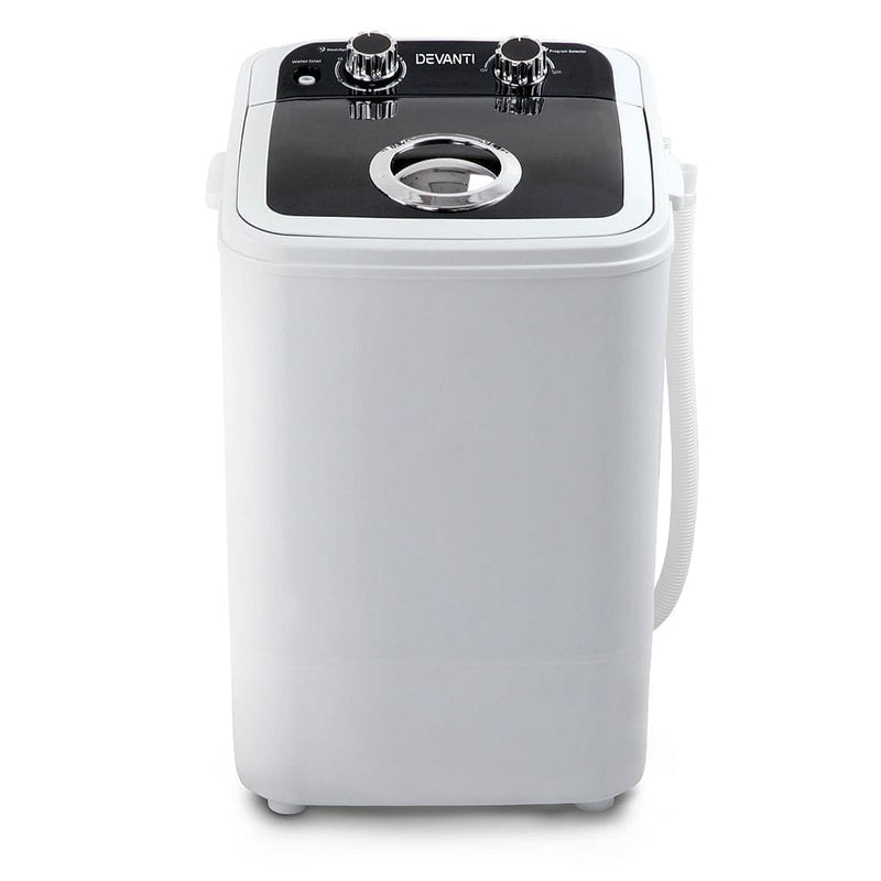Devanti Portable Washing Machine 4.6KG Black